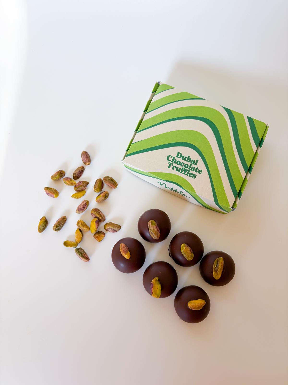 Dubai Truffles – Pistachio & Kataifi Chocolate (6 pcs)